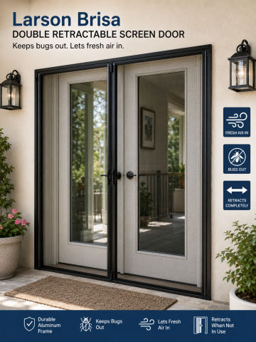 Larson Brisa Double Retractable Door