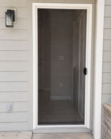New Assembled Sliding Patio Screen Door