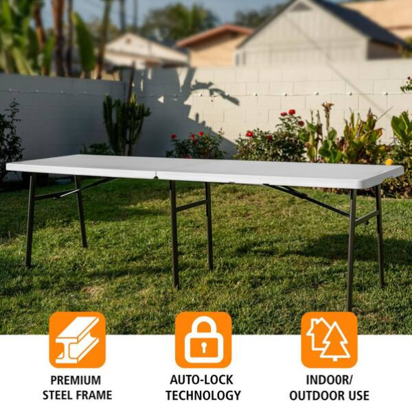 HDX 8 Ft Folding Table.