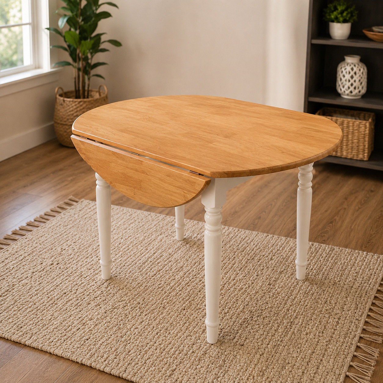 Drop Leaf Dining Table – Space Saving Design