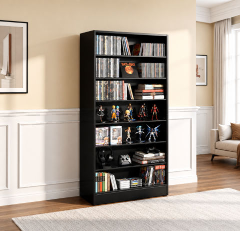 Shelf Storage Cabinet / Media Organizer Bookcase