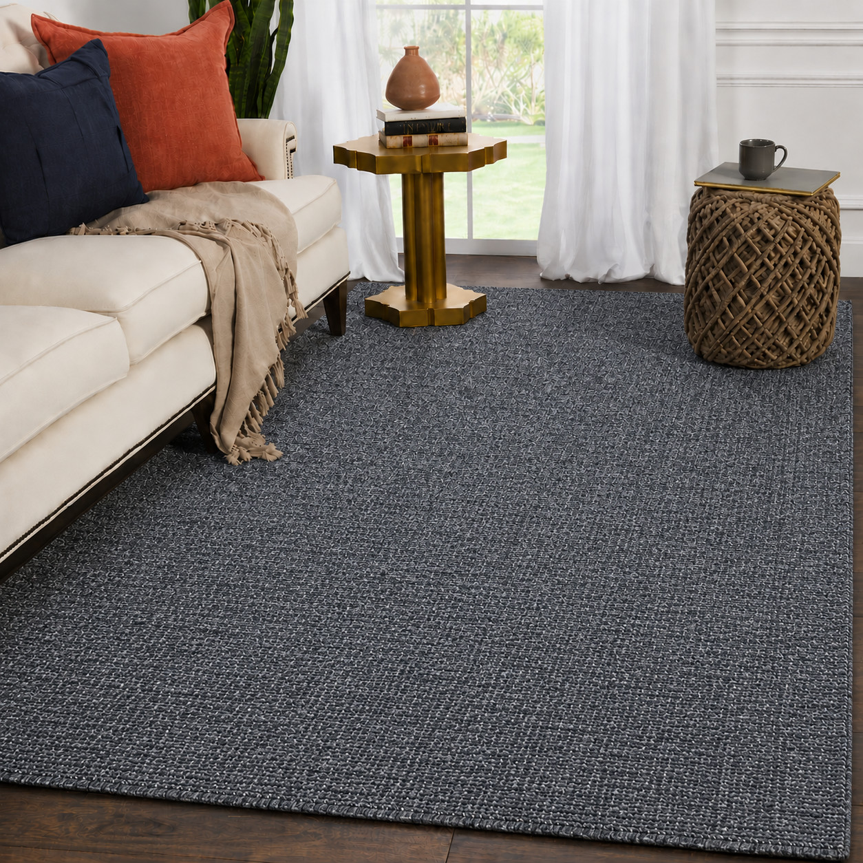 Area Rug - Dark Gray .