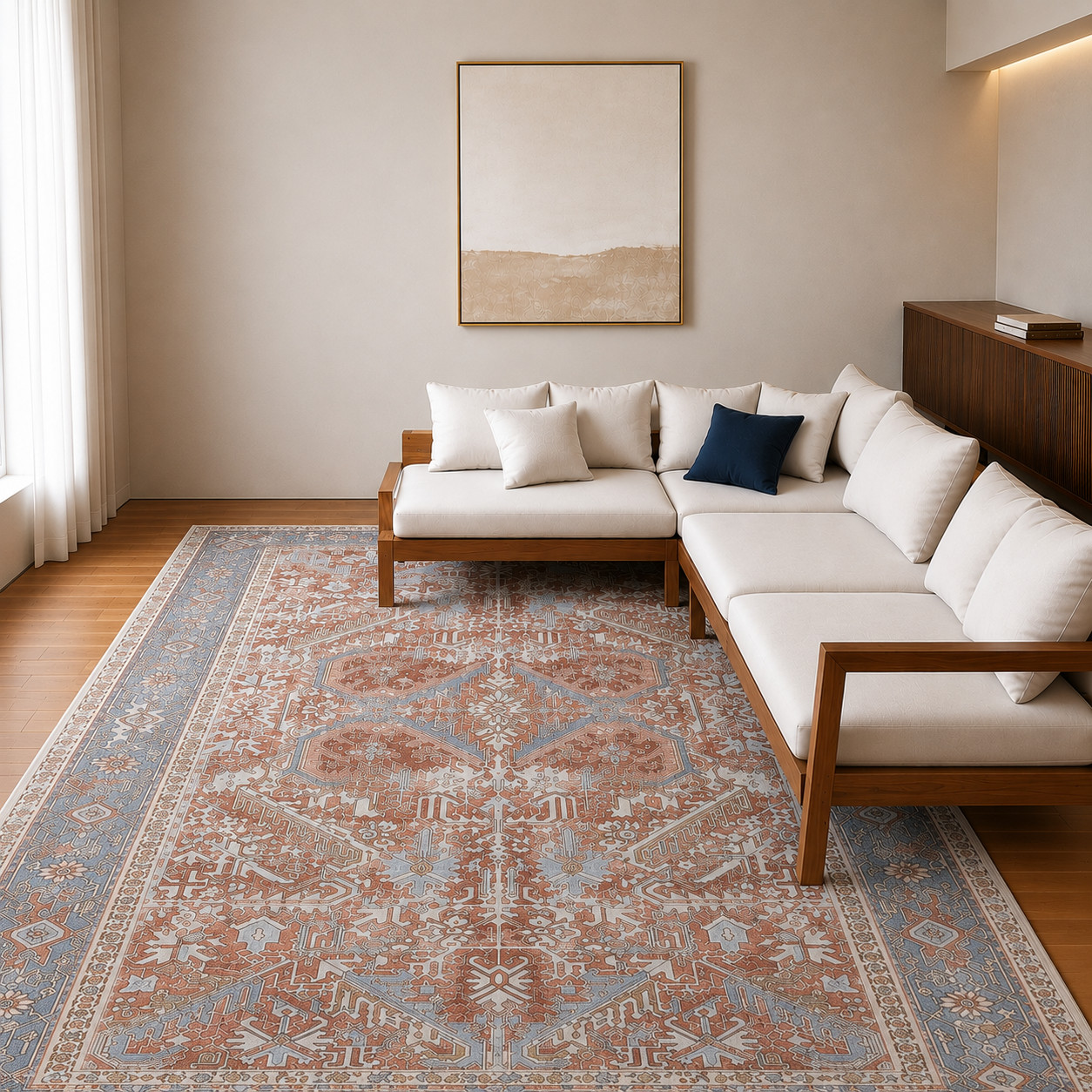 Area Rug WRC Home Antique Collection Area Rug