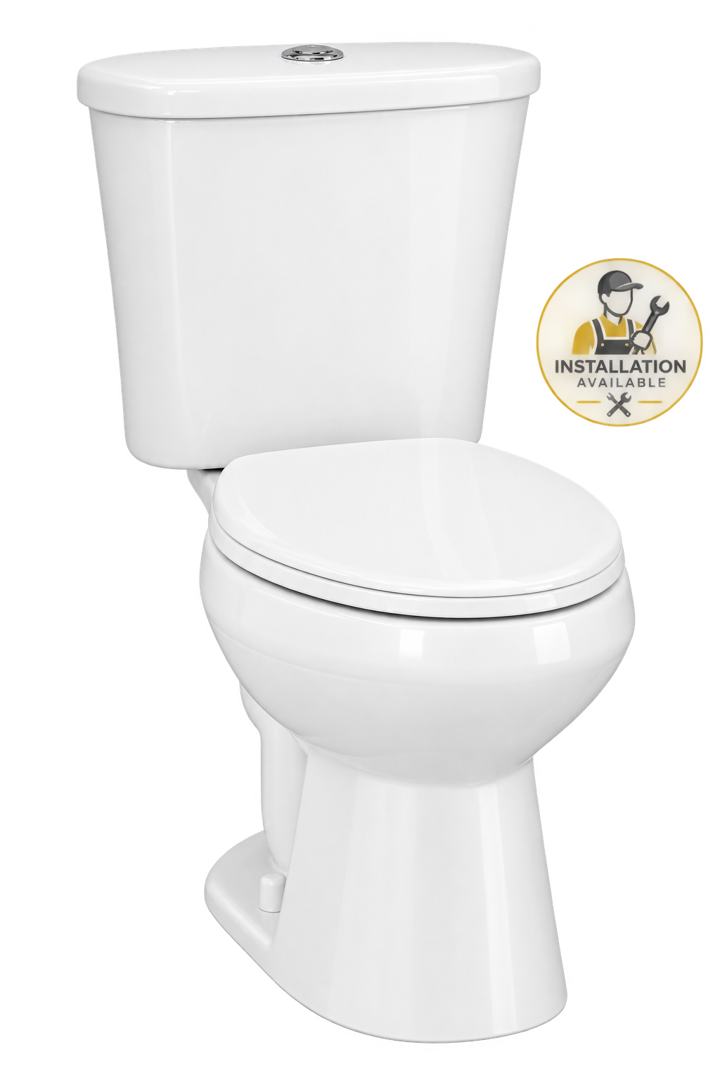 NEW Glacier Bay Pro Series Dual Flush Toilet