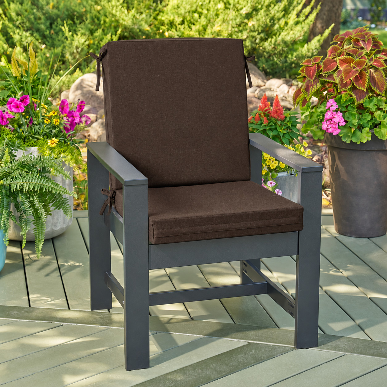 Outdoor Chair Seat Cushion. Set of 4