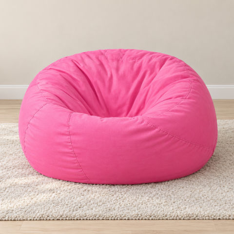 EMMA + OLIVER Pink Bean Bag Chair